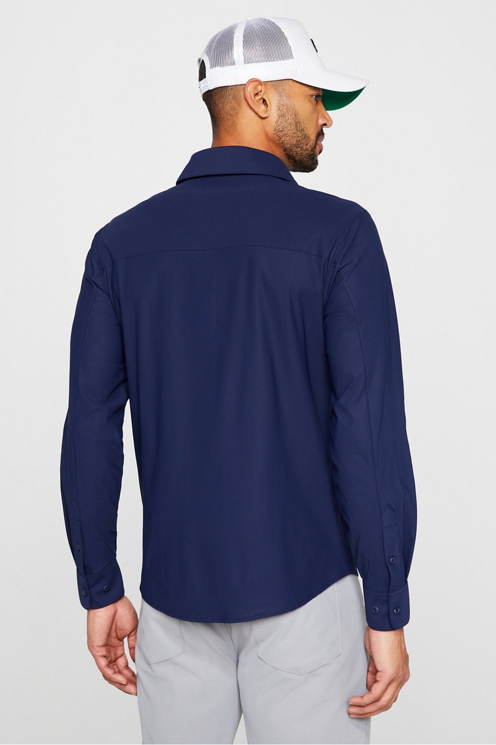 Fabletics The Don Long Sleeve Button Up (Slim Fit)