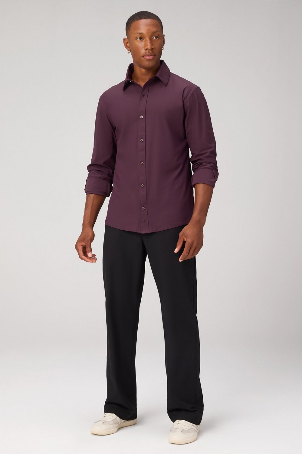 Fabletics The Don Long Sleeve Button Up (Slim Fit)