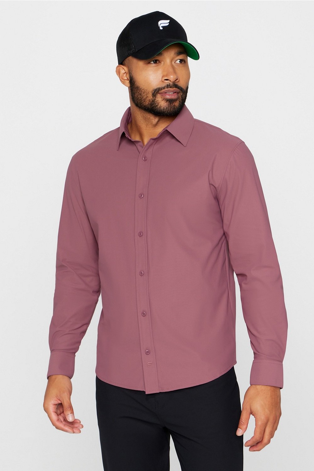 Fabletics The Don Long Sleeve Button Up (Slim Fit)