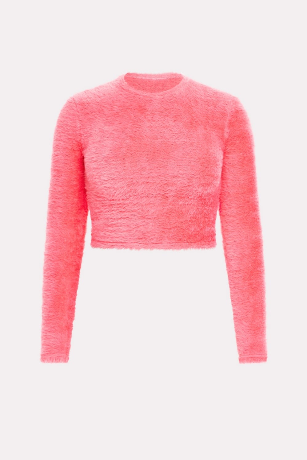 Fabletics Fuzz Me Long Sleeve Cropped Top