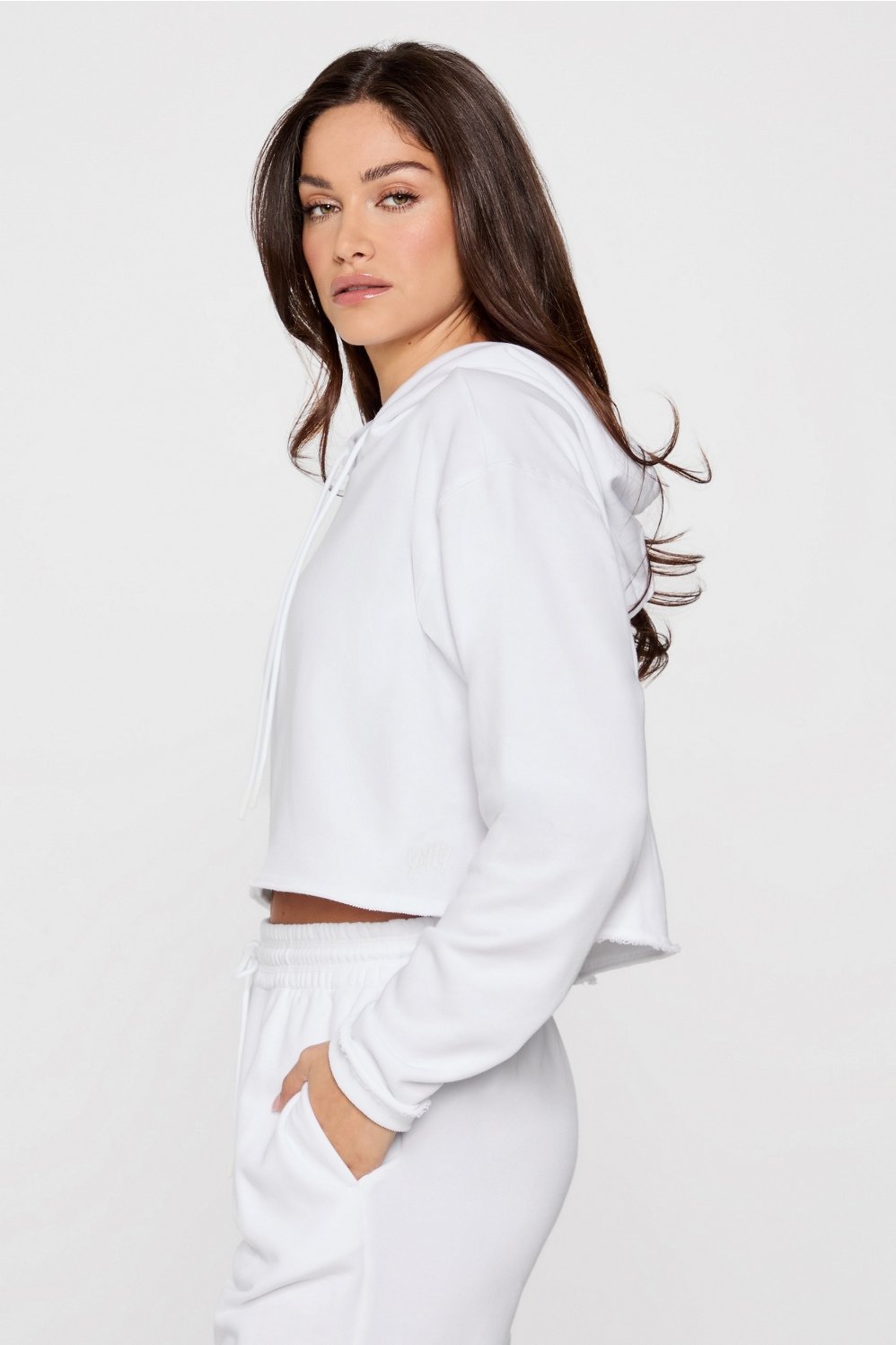 Fabletics Year Round Terry Cropped Hoodie