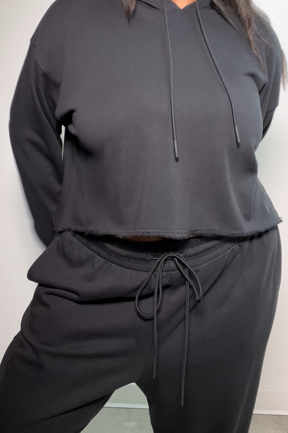 Fabletics Year Round Terry Cropped Hoodie
