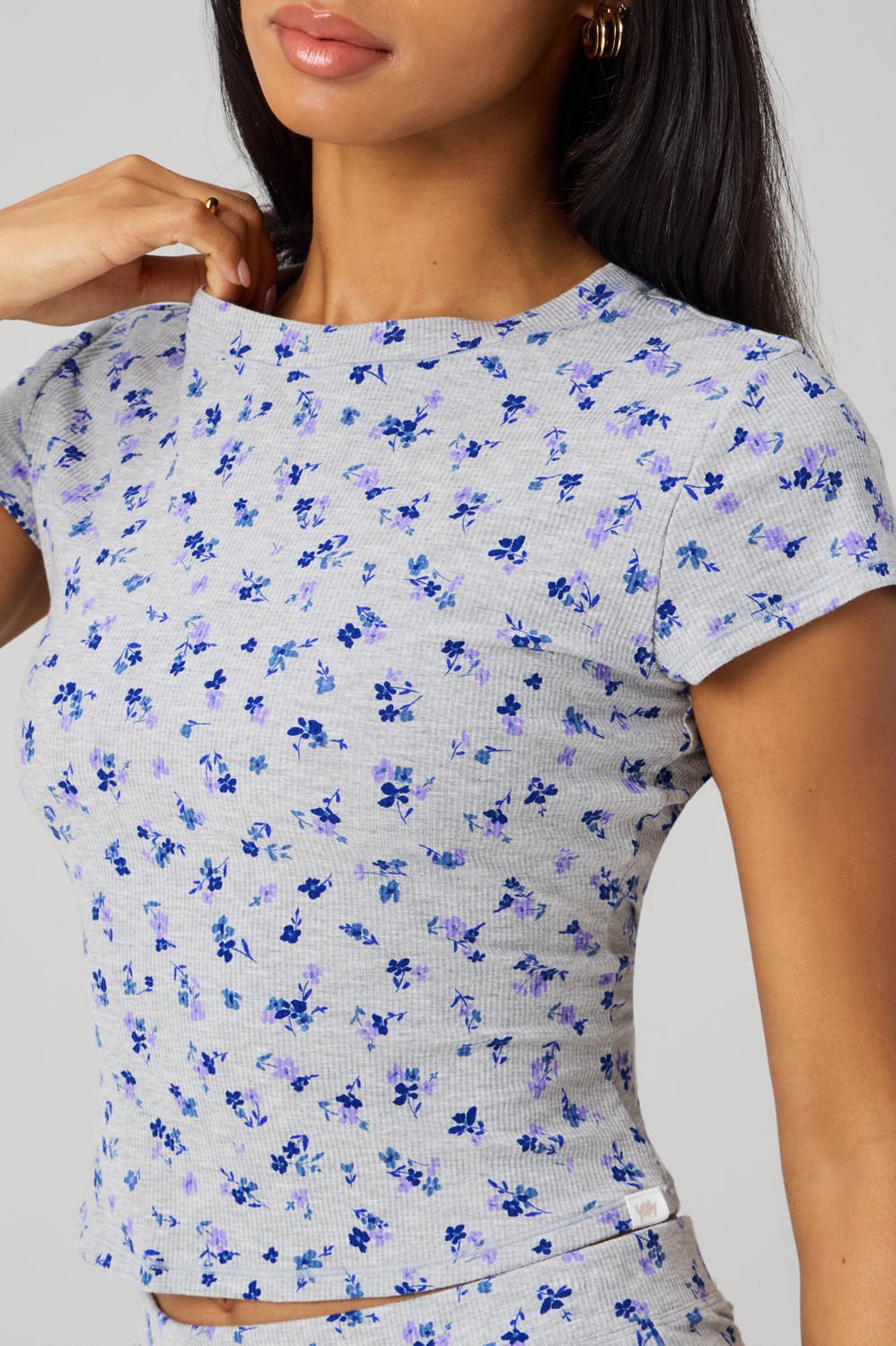 Fabletics Soft Rib Baby Tee