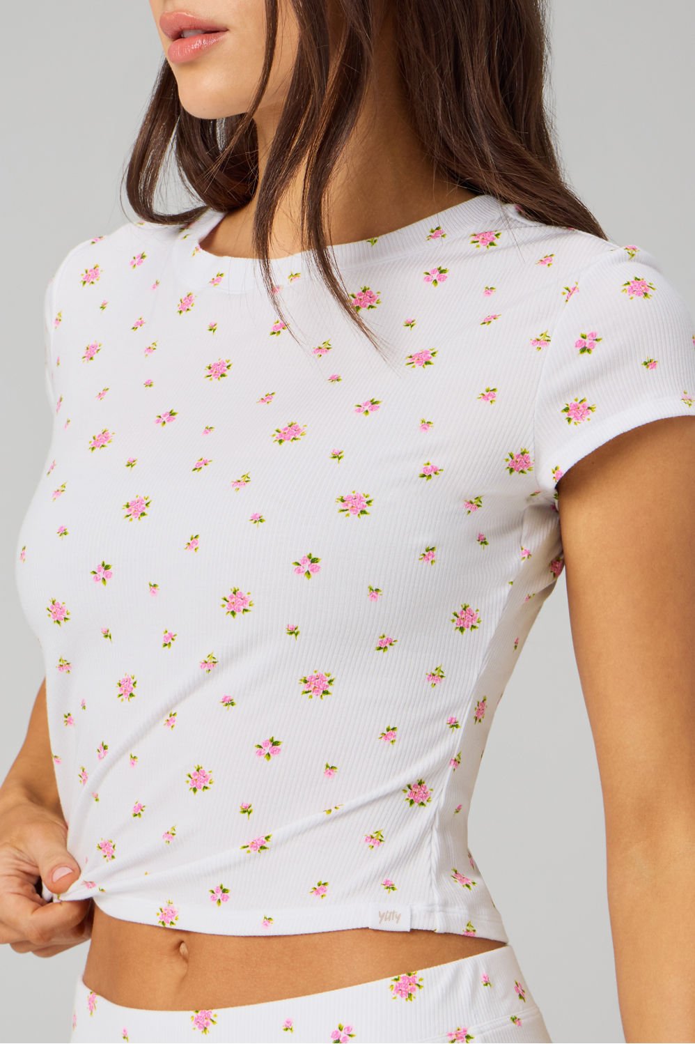 Fabletics Soft Rib Baby Tee