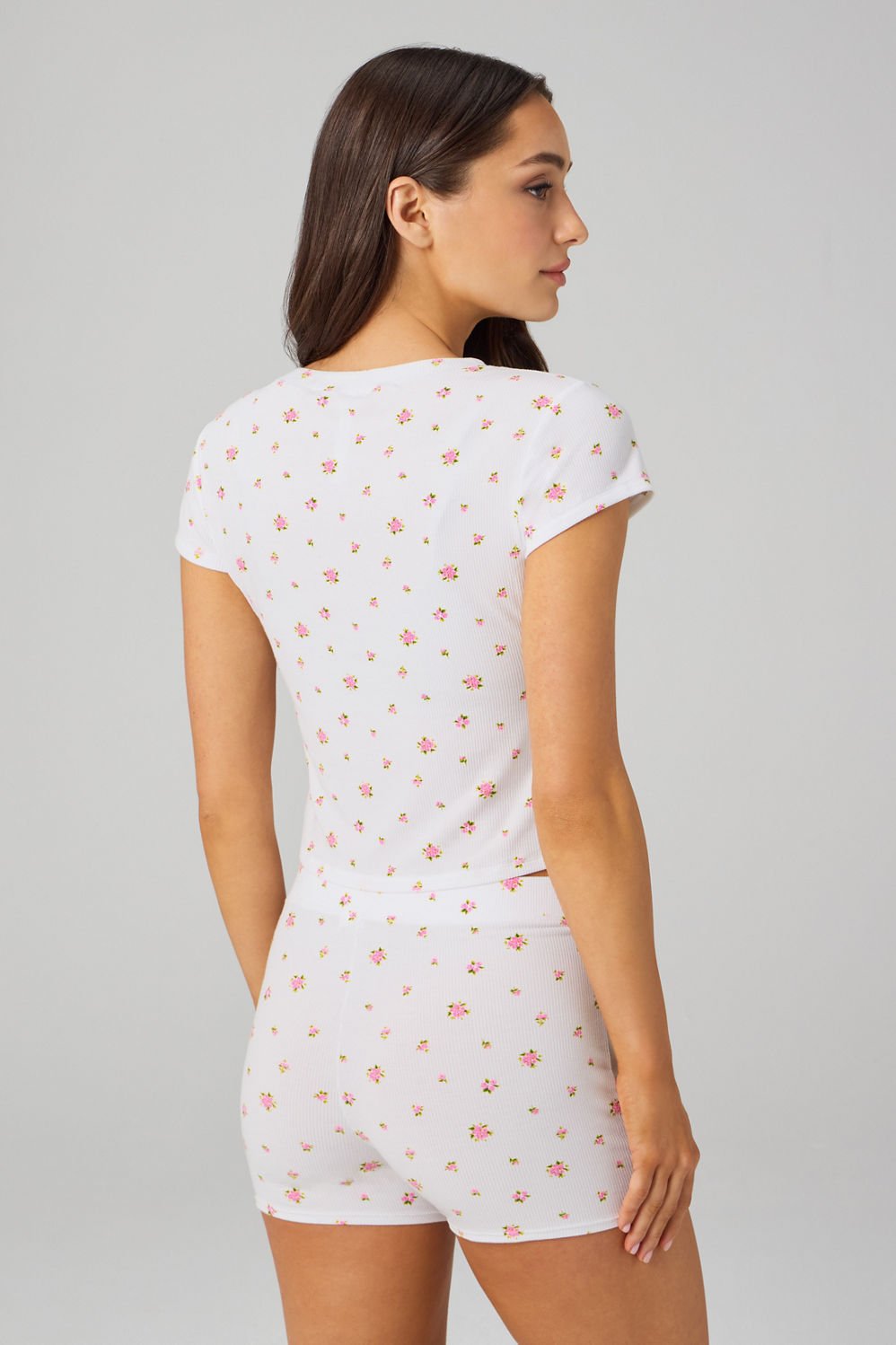 Fabletics Soft Rib Baby Tee