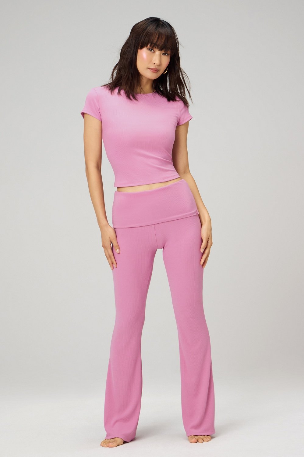 Fabletics Soft Rib Baby Tee