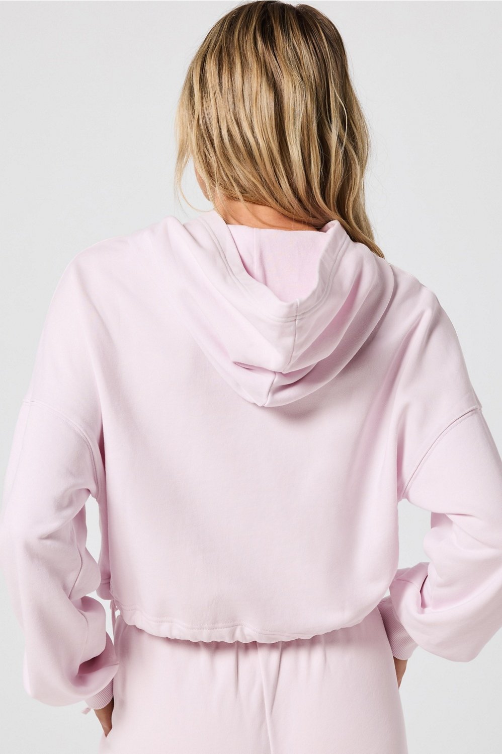 Fabletics Year Round Terry Luxe Cropped Hoodie