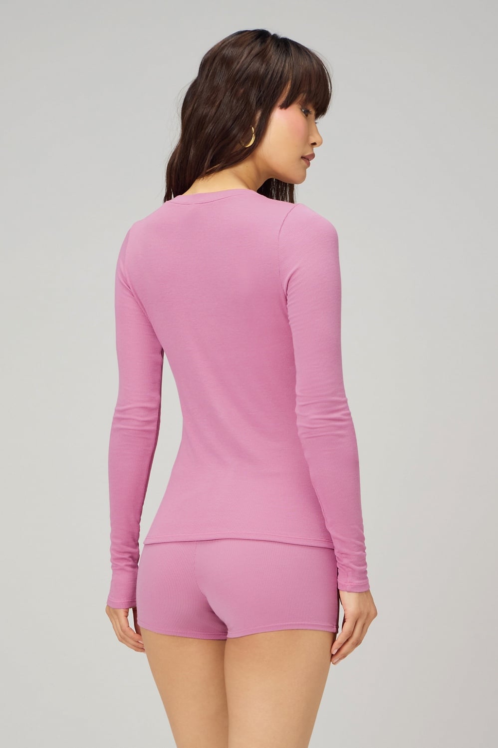 Fabletics Soft Rib Long Sleeve Henley