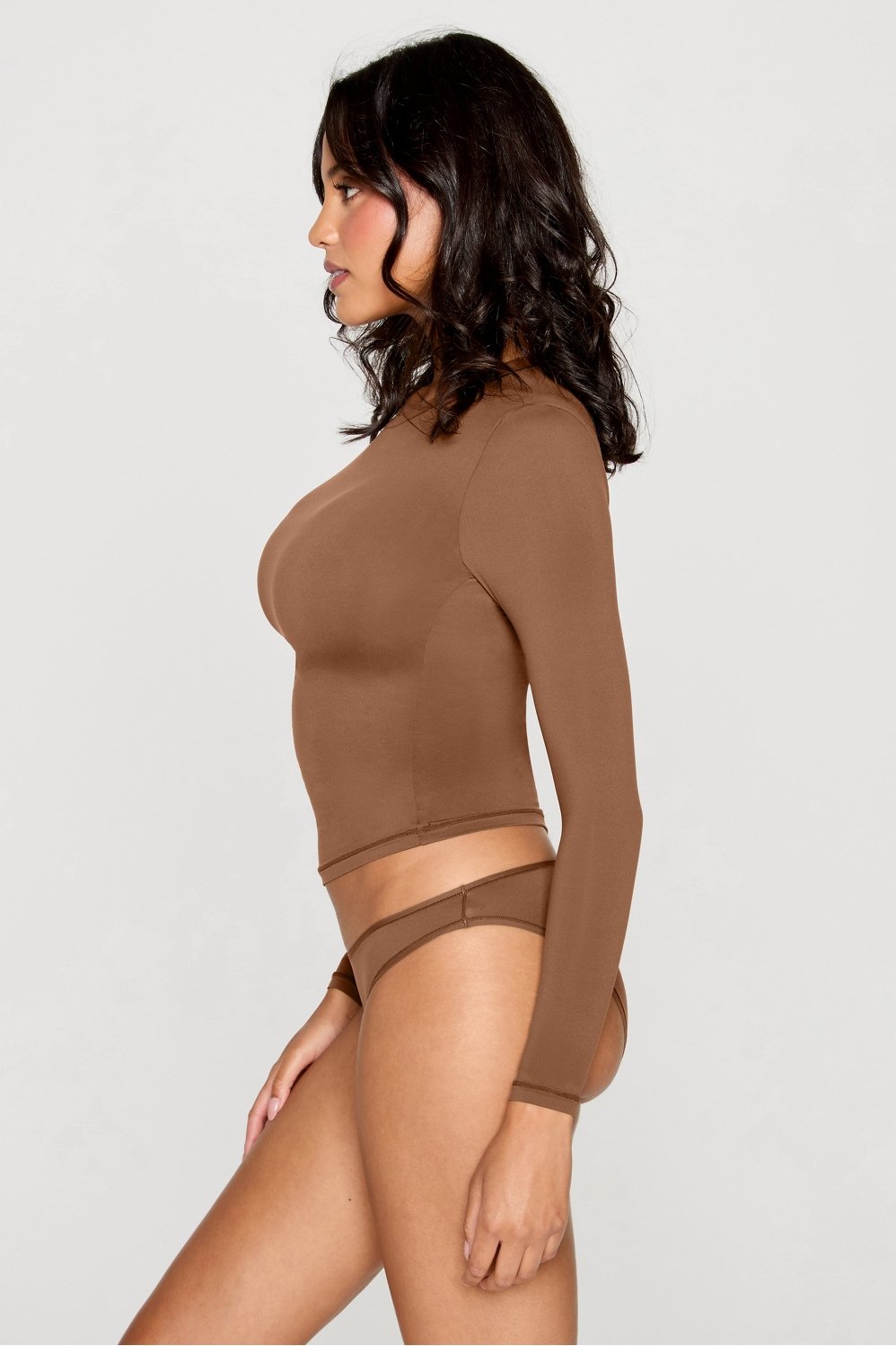 Fabletics Stretchy Fit Crew Long Sleeve Tee