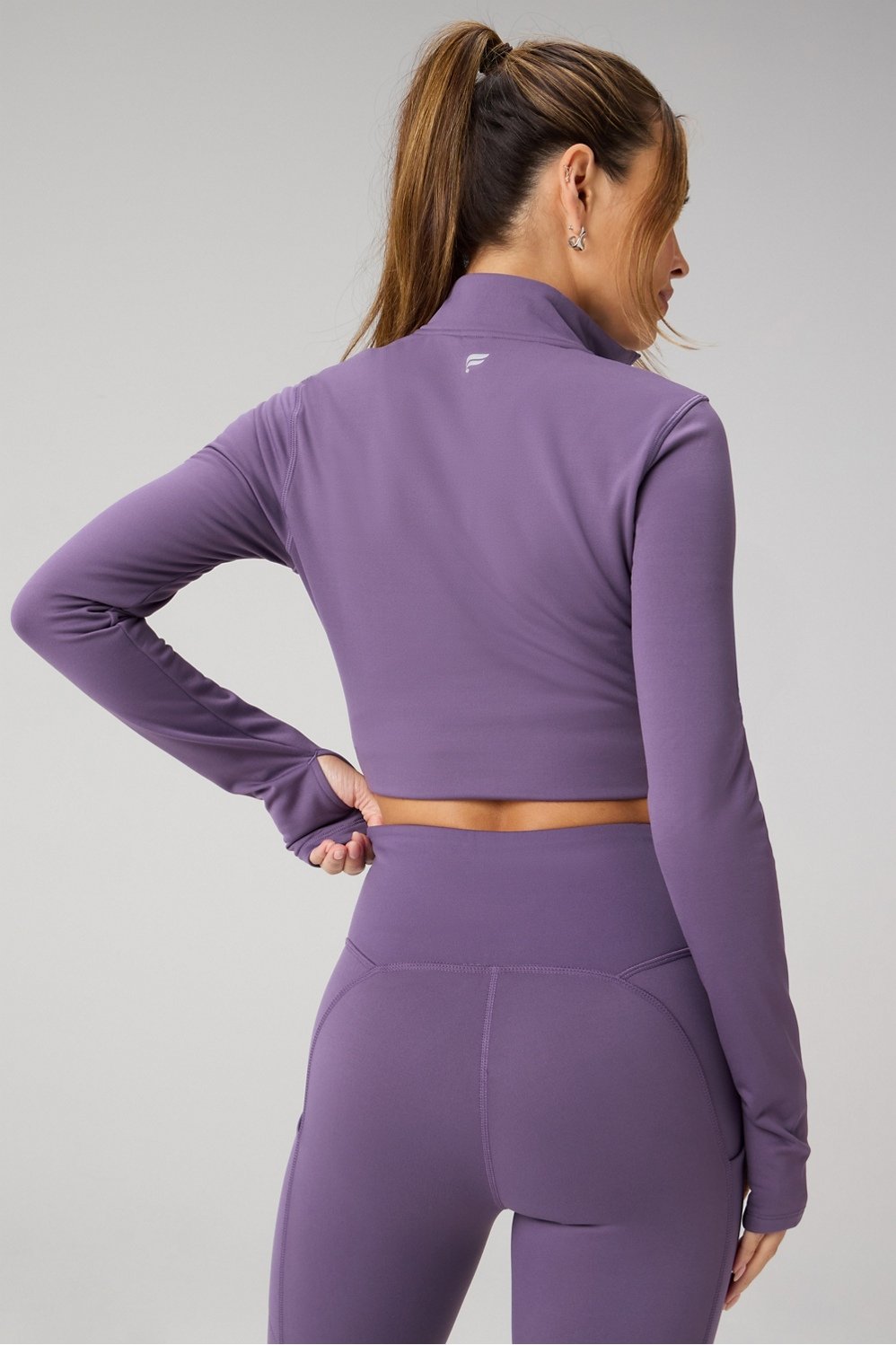 Fabletics Cold Weather Long-Sleeve Half-Zip Top