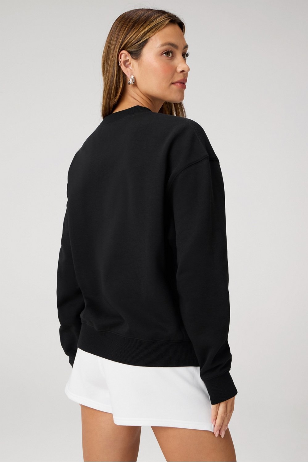 Fabletics Cozy Fleece Crew Neck Sweatshirt
