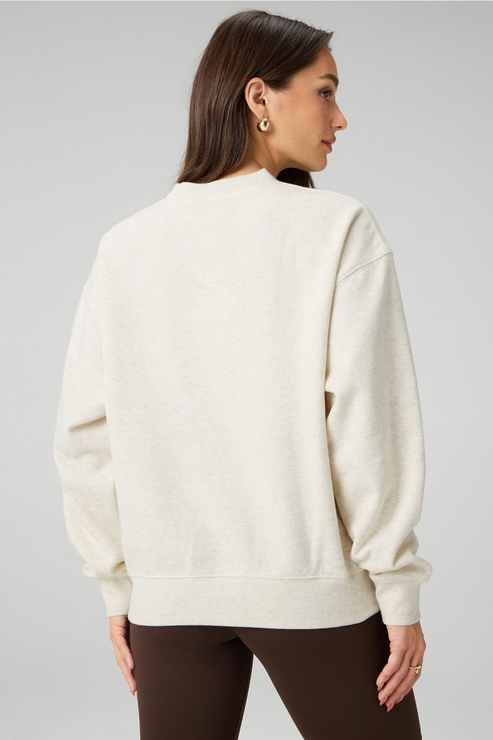 Fabletics Cozy Fleece Crew Neck Sweatshirt