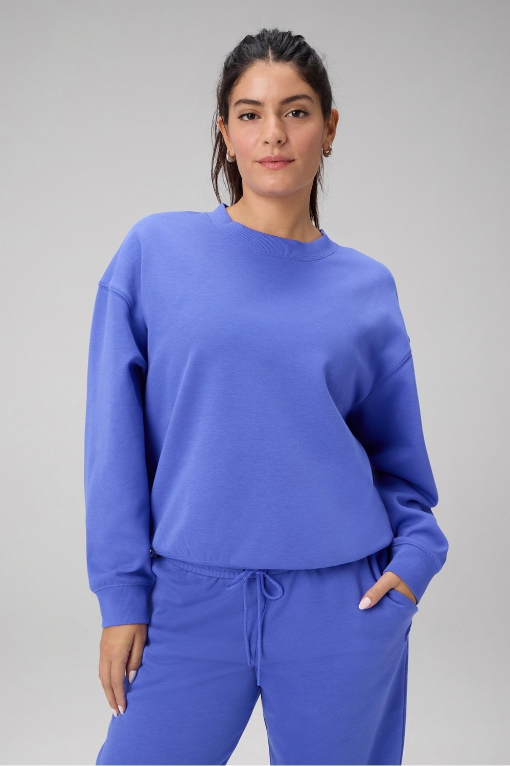 Fabletics Cozy Fleece Crew Neck Sweatshirt