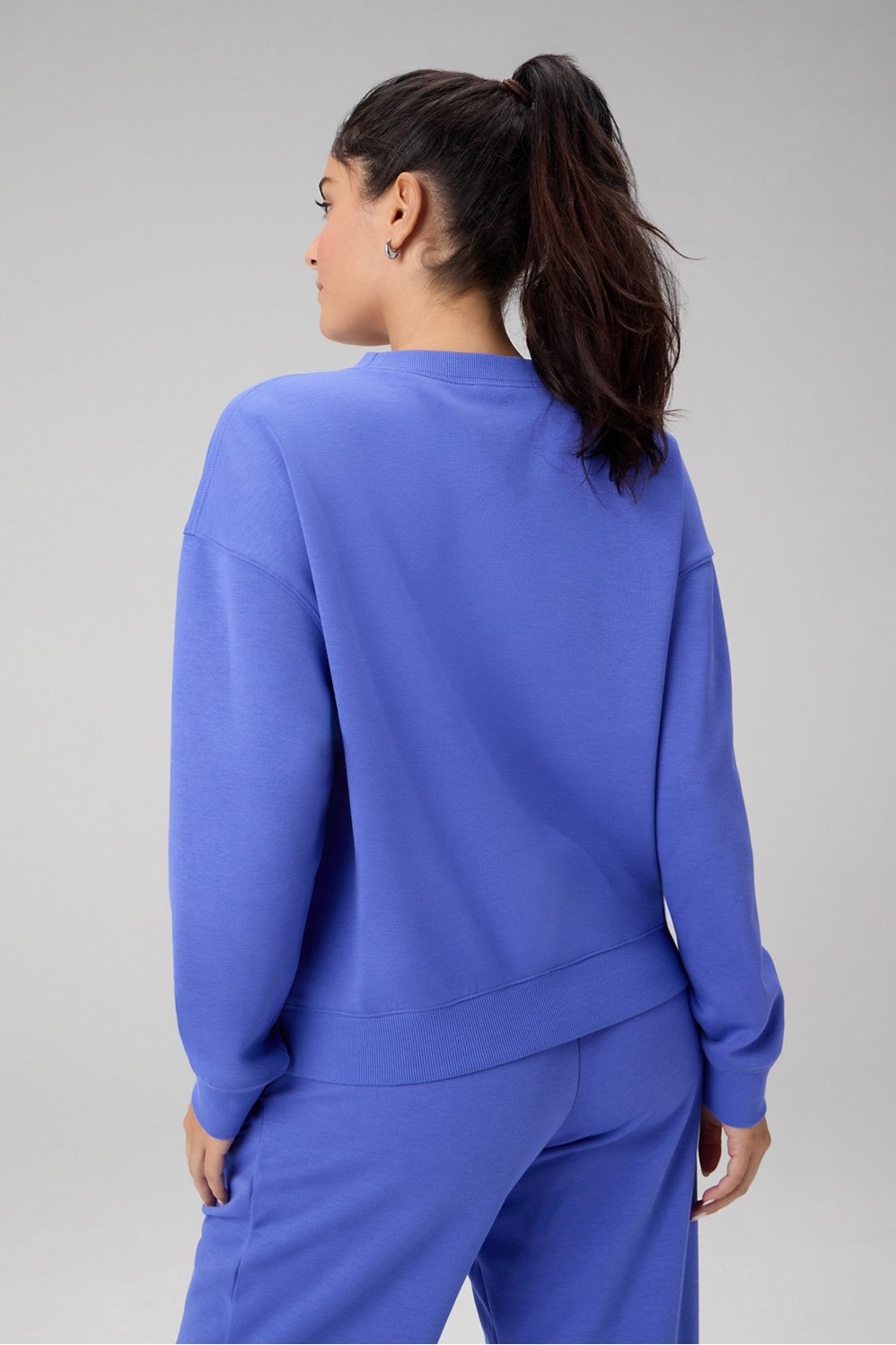 Fabletics Cozy Fleece Crew Neck Sweatshirt