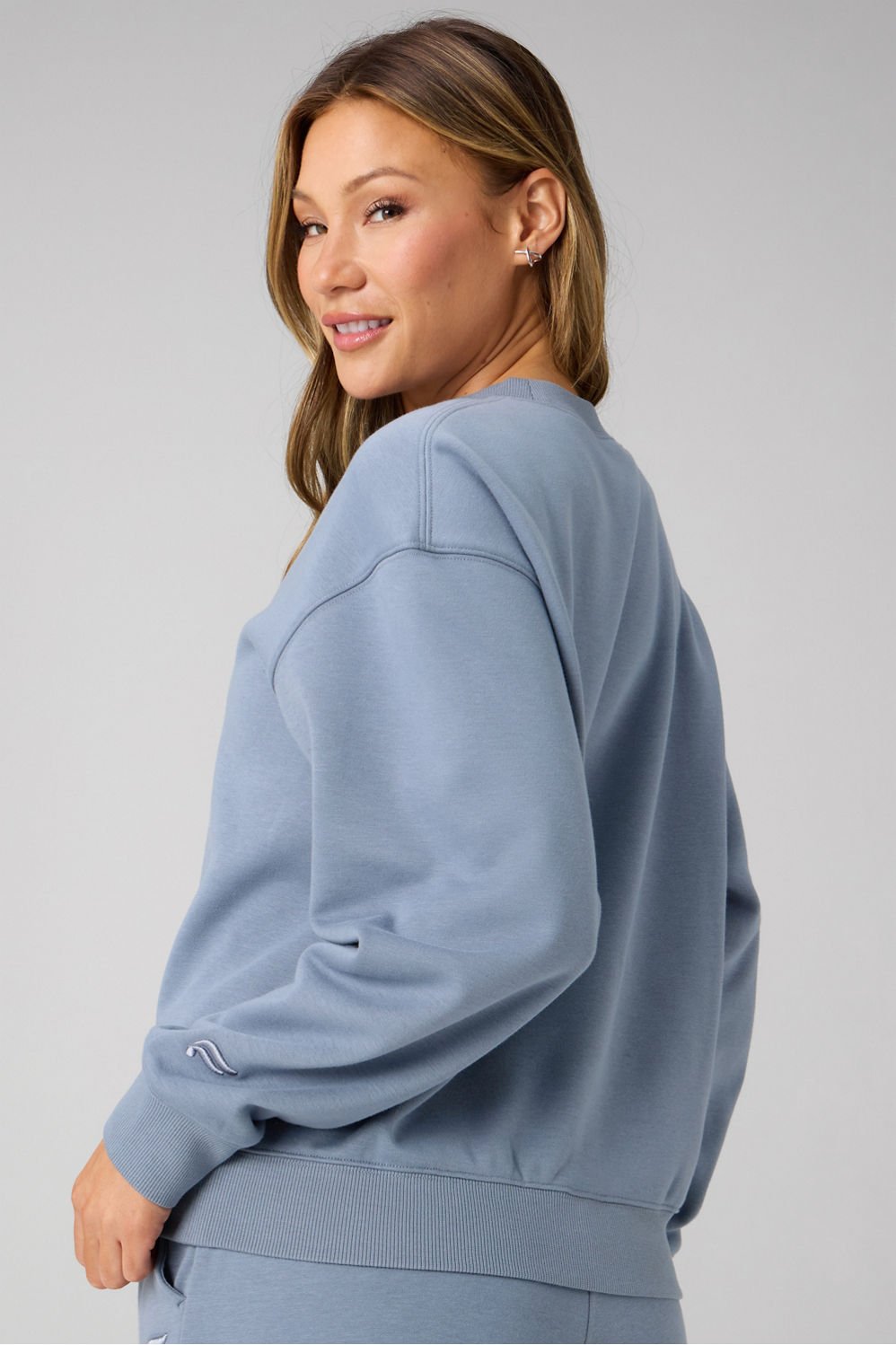 Fabletics Cozy Fleece Crew Neck Sweatshirt