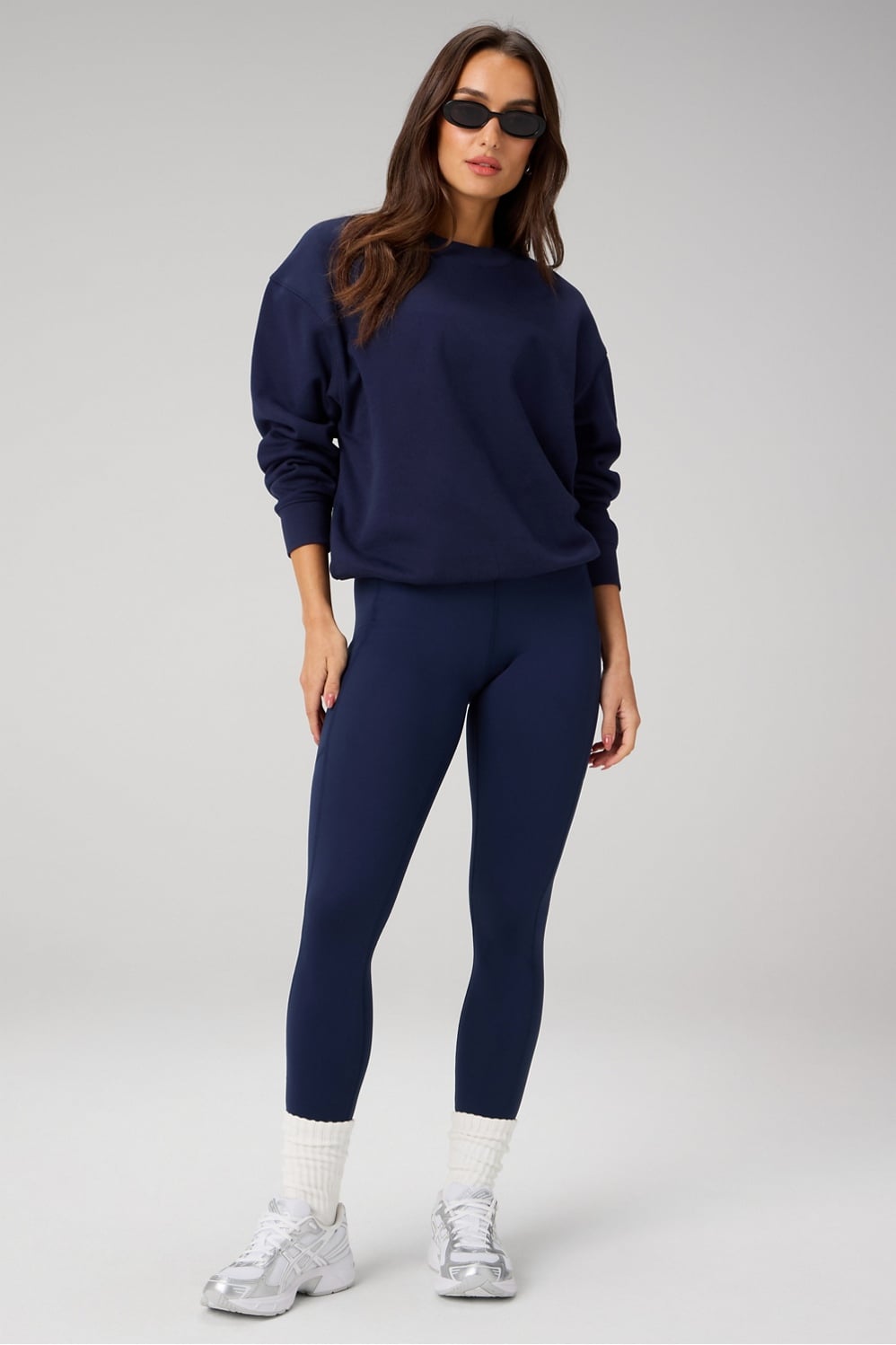 Fabletics Cozy Fleece Crew Neck Sweatshirt