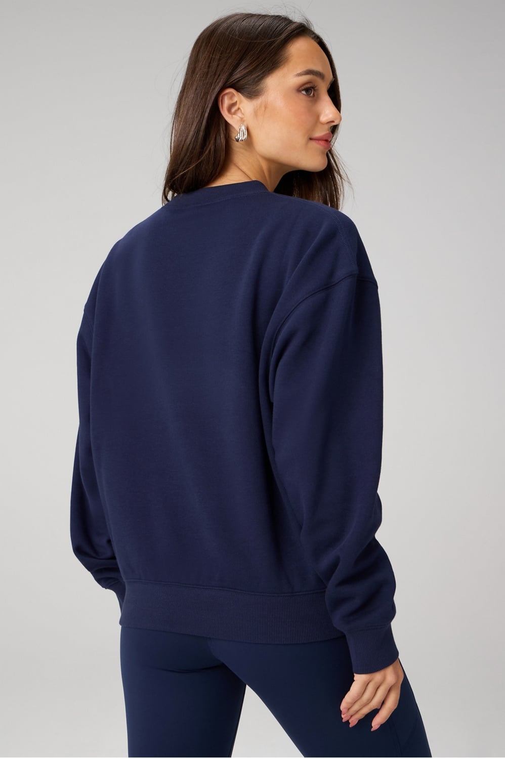 Fabletics Cozy Fleece Crew Neck Sweatshirt
