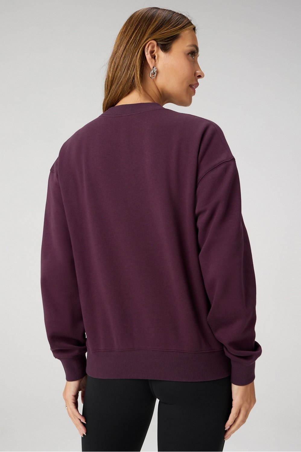 Fabletics Cozy Fleece Crew Neck Sweatshirt