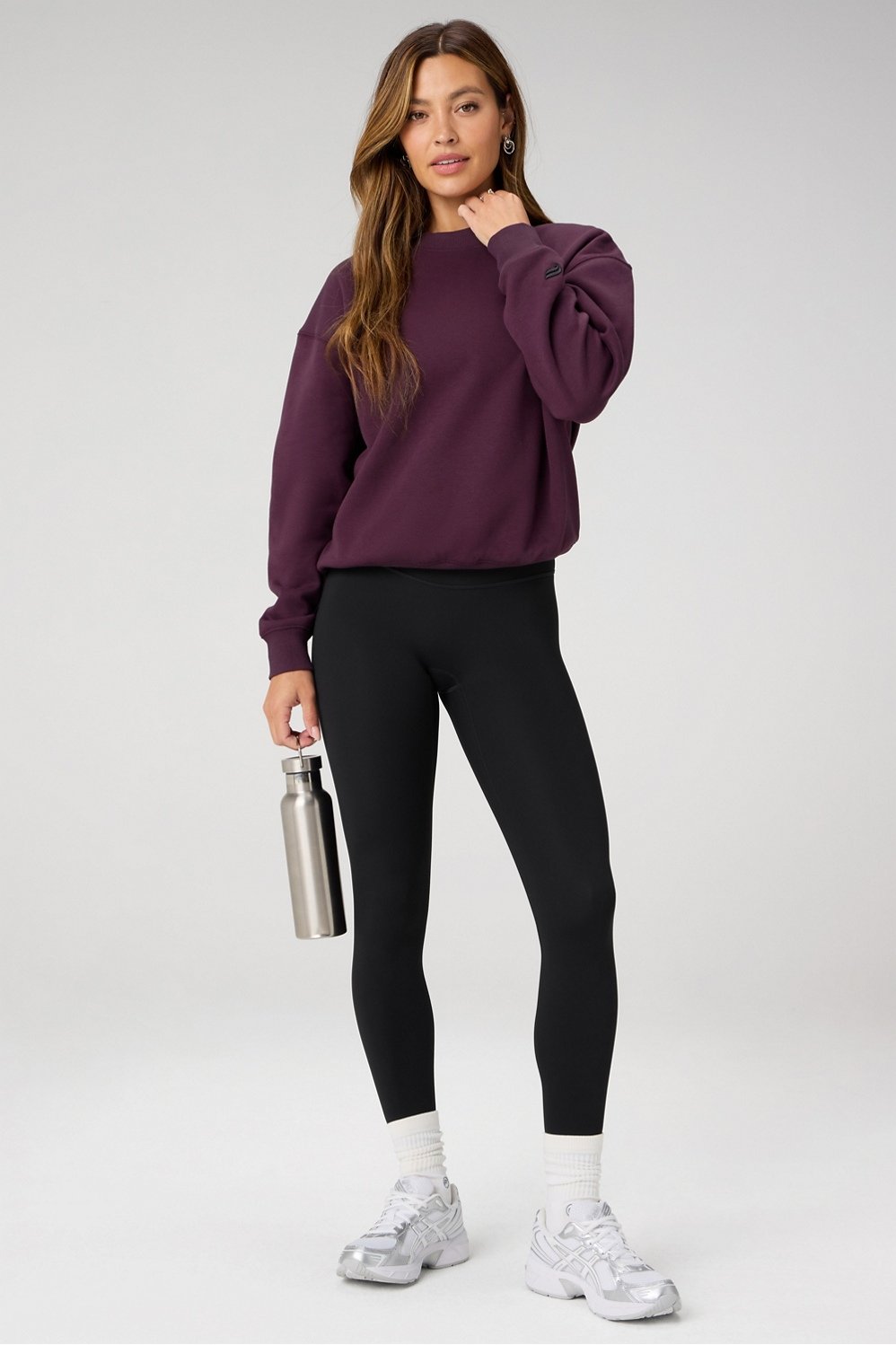 Fabletics Cozy Fleece Crew Neck Sweatshirt