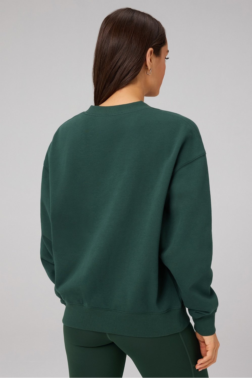Fabletics Cozy Fleece Crew Neck Sweatshirt