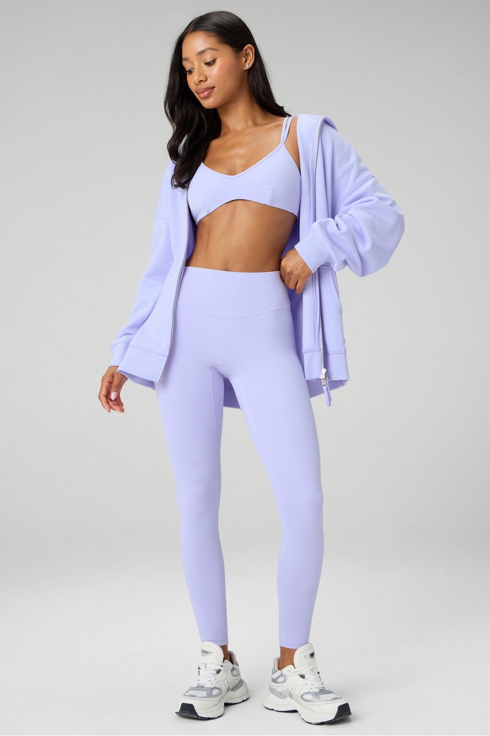 Fabletics Cozy Fleece Oversized Zip Up Hoodie