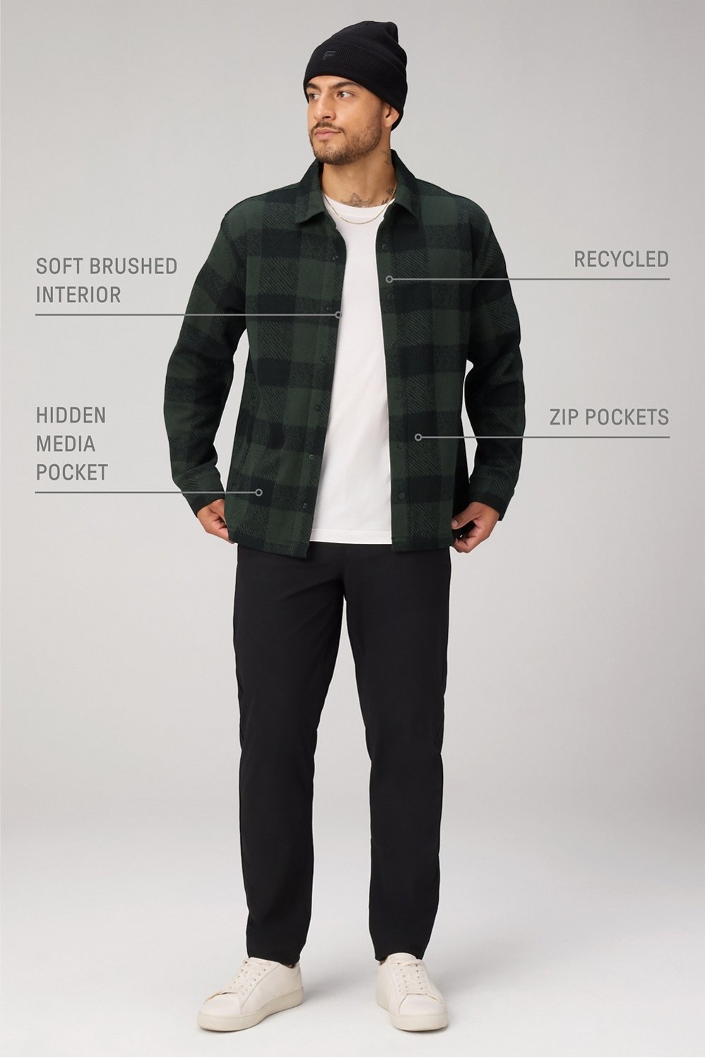 Fabletics The Go-To Shirt Jacket