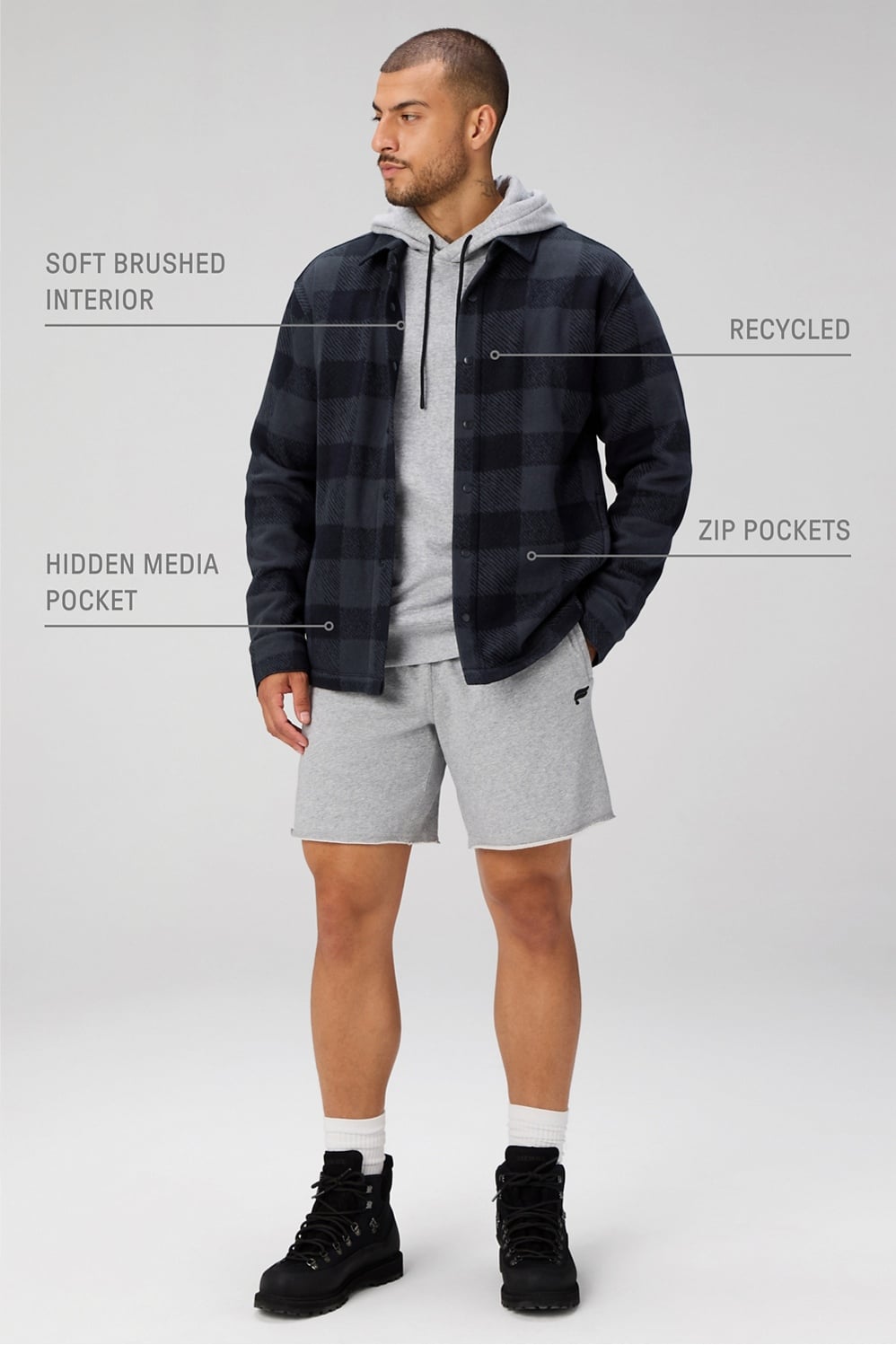 Fabletics The Go-To Shirt Jacket