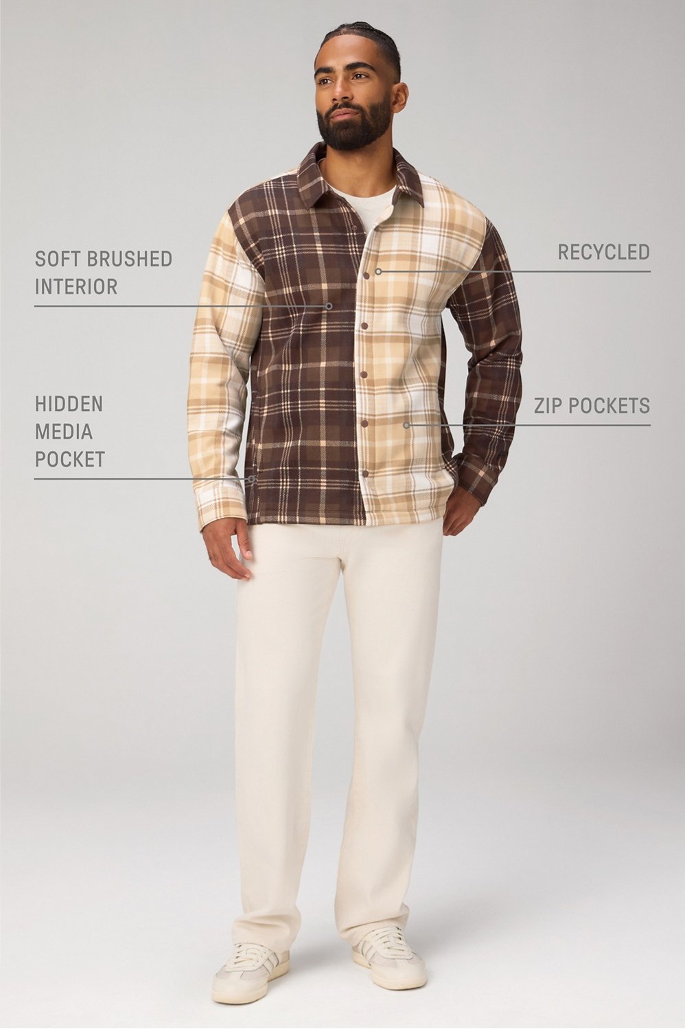 Fabletics The Go-To Shirt Jacket