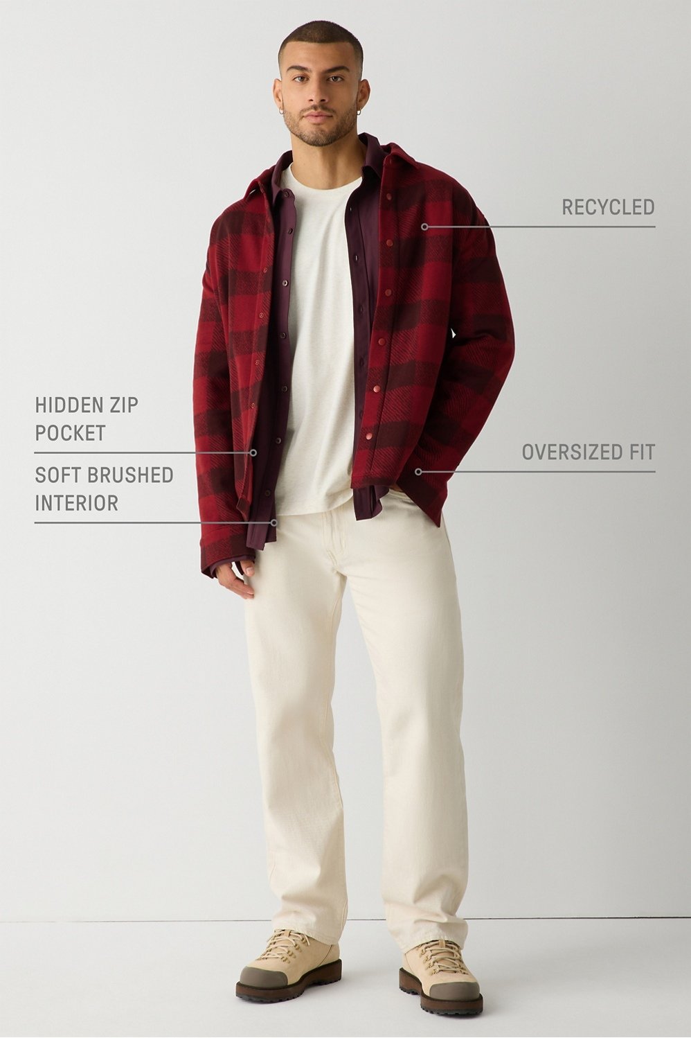 Fabletics The Go-To Shirt Jacket