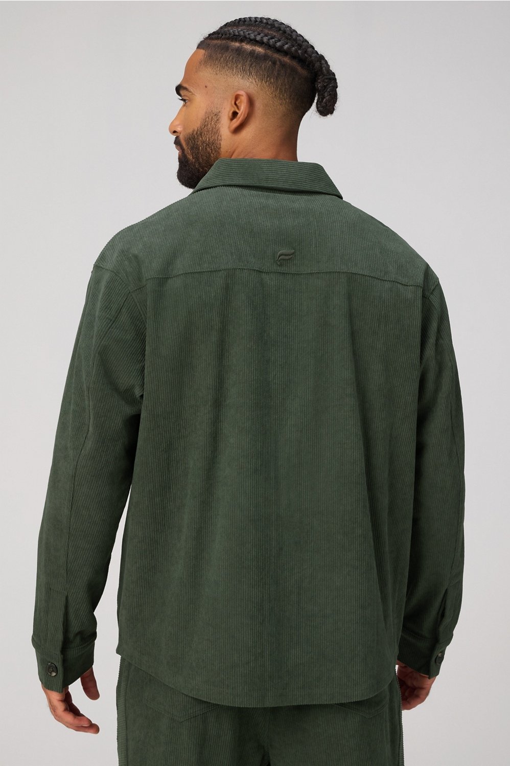Fabletics The Club Cord Relaxed Shirt Jacket