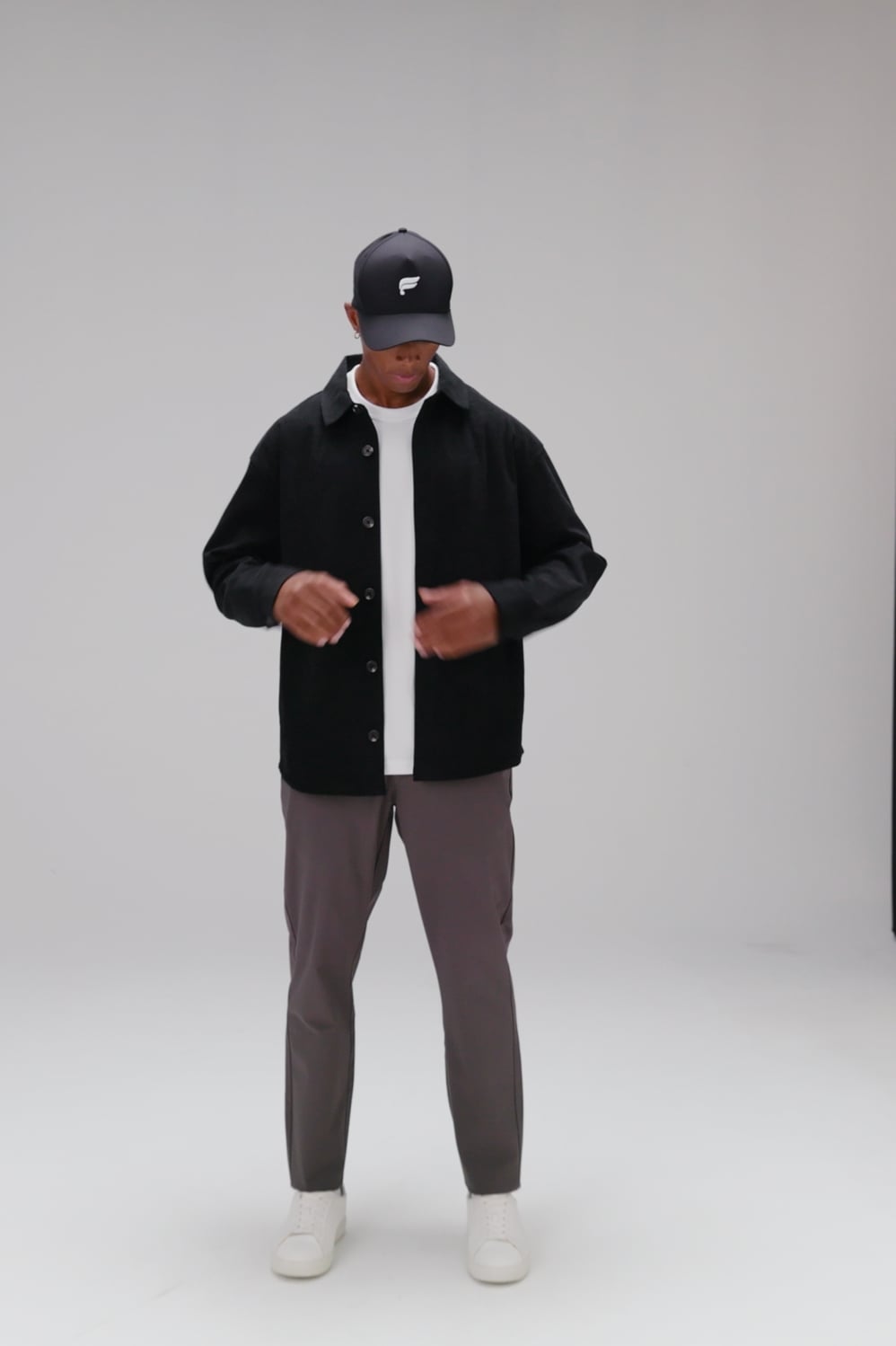 Fabletics The Club Cord Relaxed Shirt Jacket