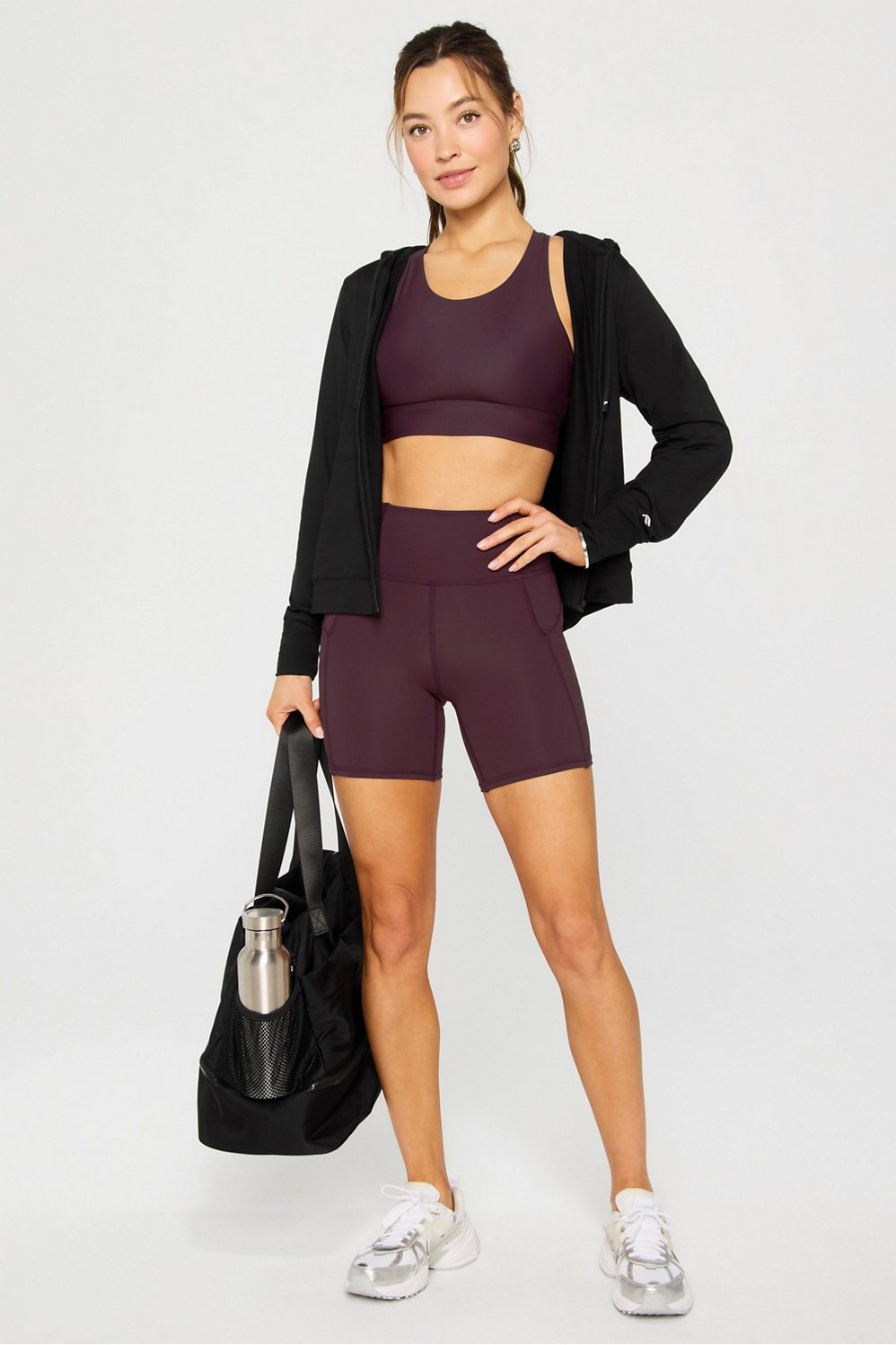Fabletics Cloud Jersey Full Zip Hoodie