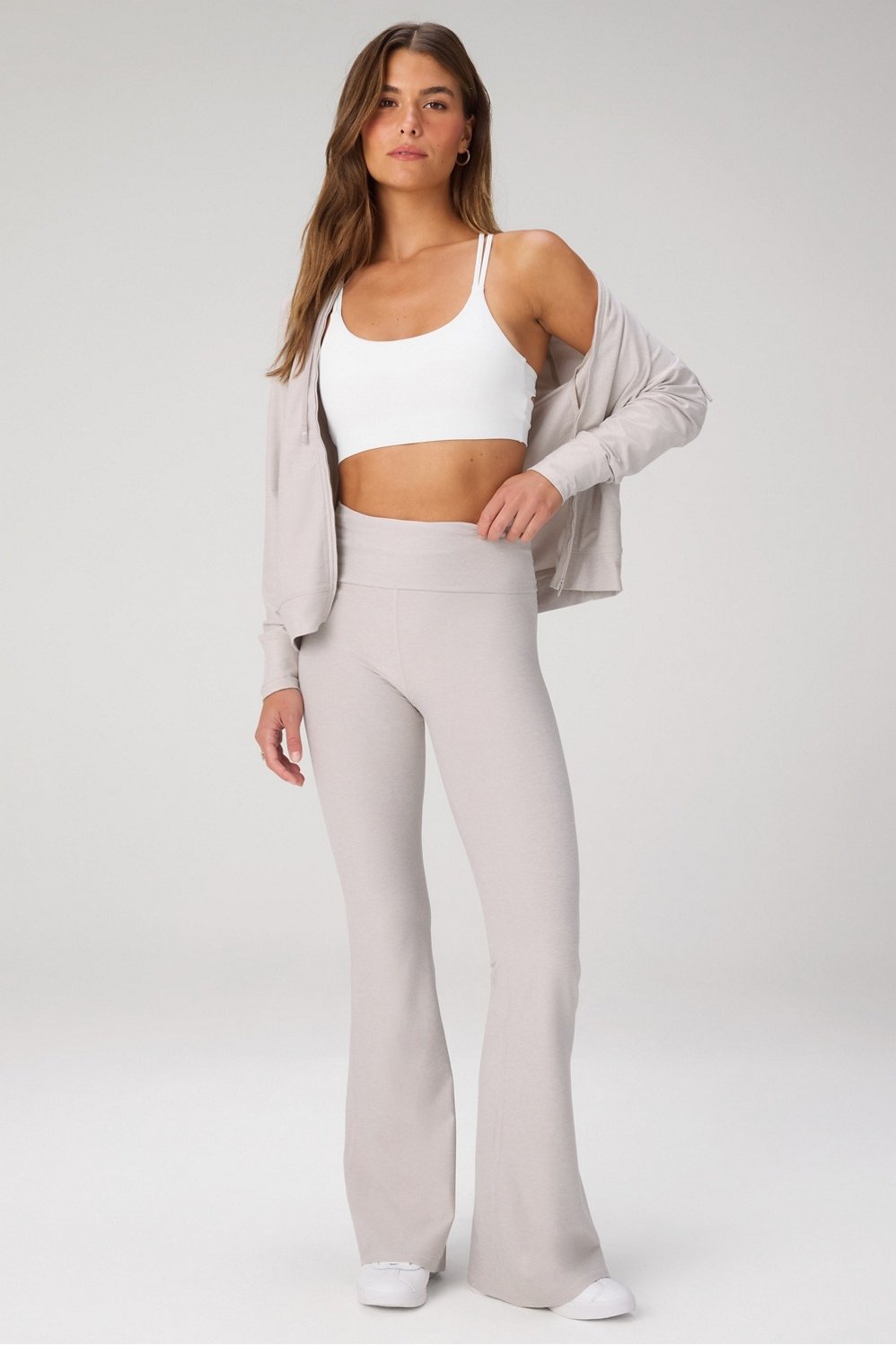 Fabletics Cloud Jersey Full Zip Hoodie