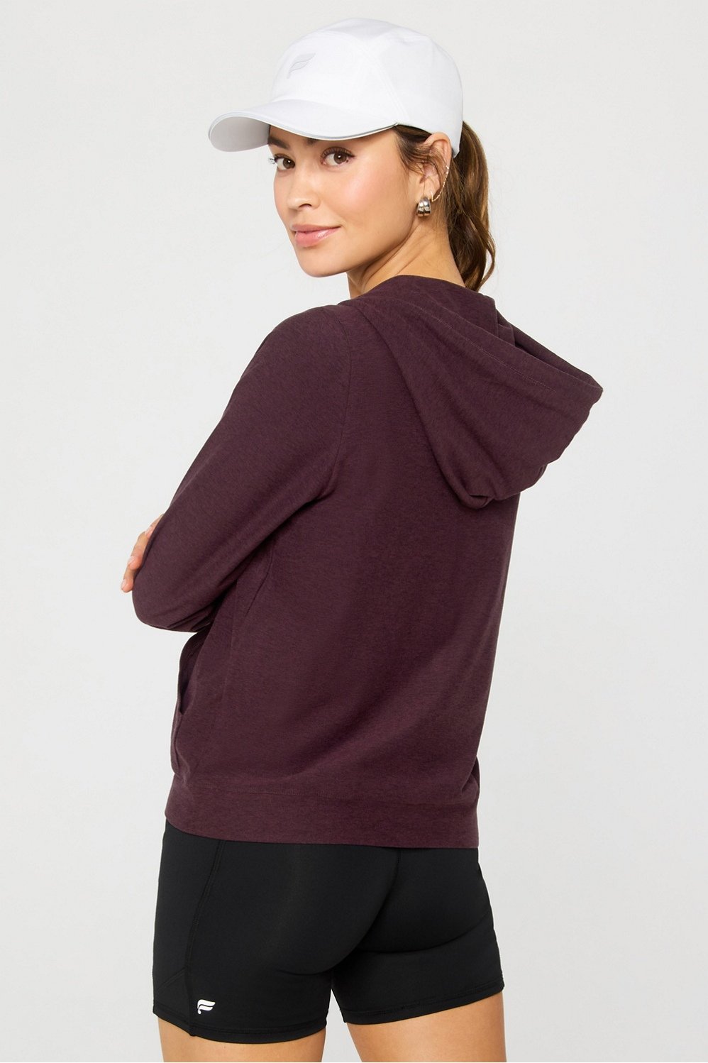 Fabletics Cloud Jersey Full Zip Hoodie