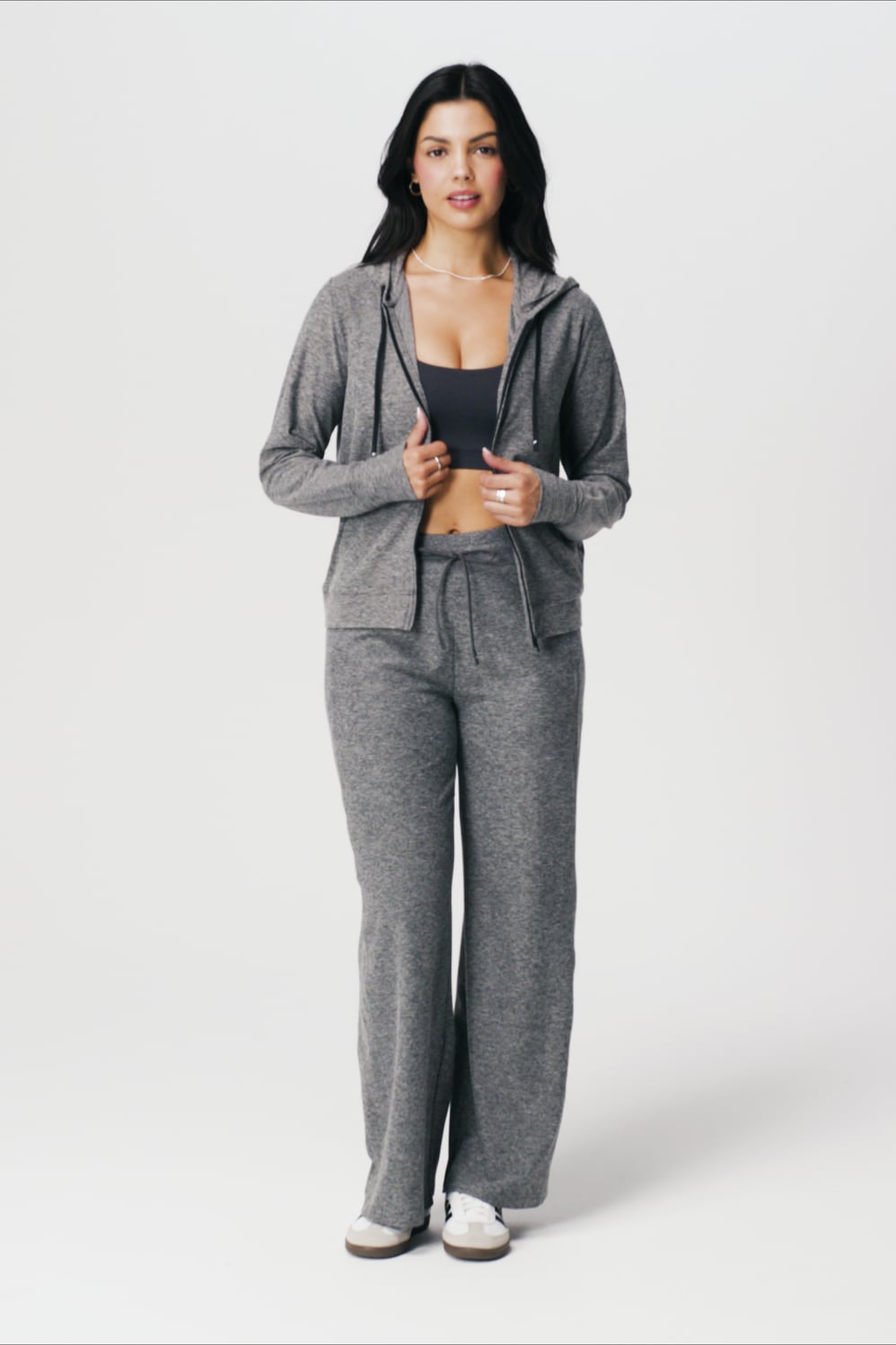 Fabletics Cloud Jersey Full Zip Hoodie