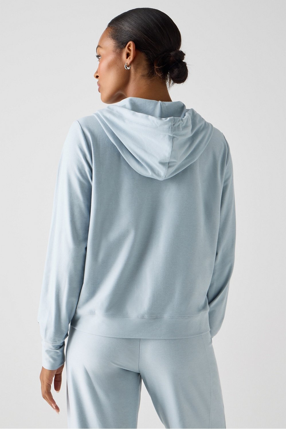 Fabletics Cloud Jersey Full Zip Hoodie