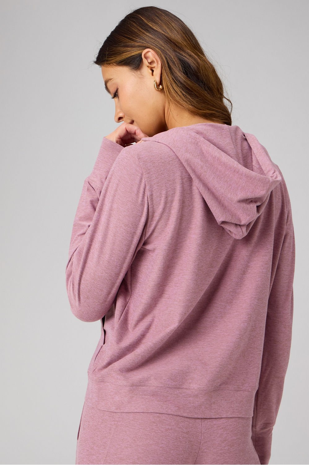 Fabletics Cloud Jersey Full Zip Hoodie