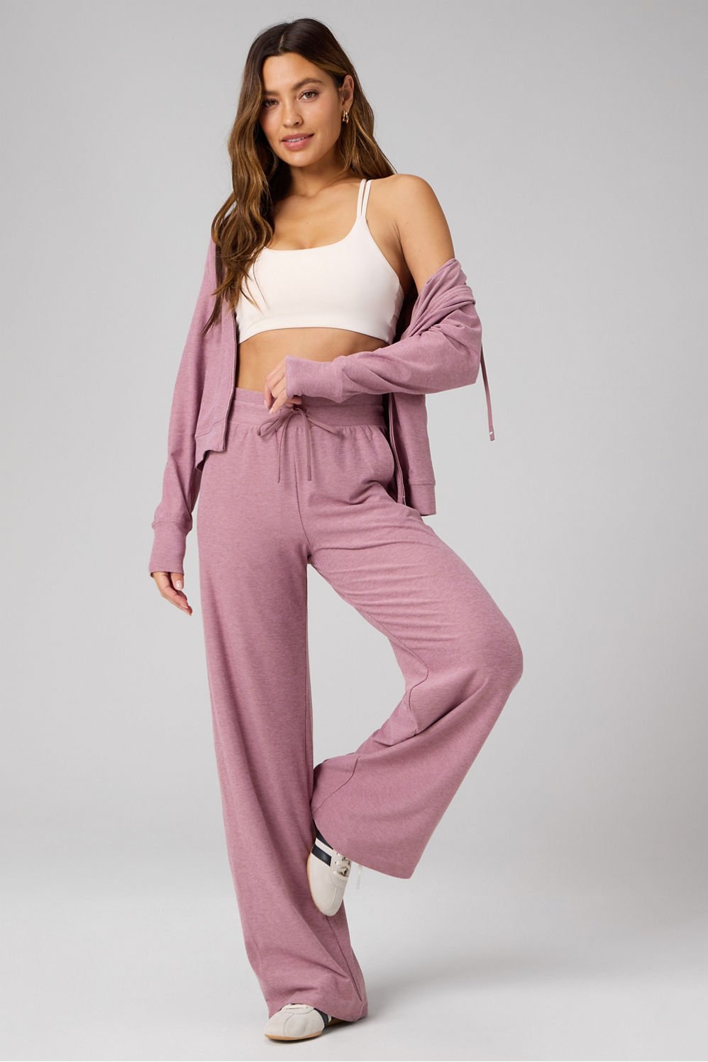 Fabletics Cloud Jersey Full Zip Hoodie