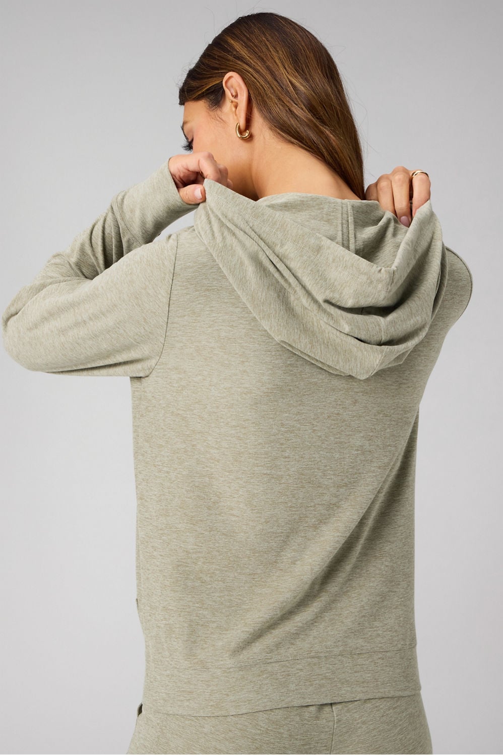 Fabletics Cloud Jersey Full Zip Hoodie