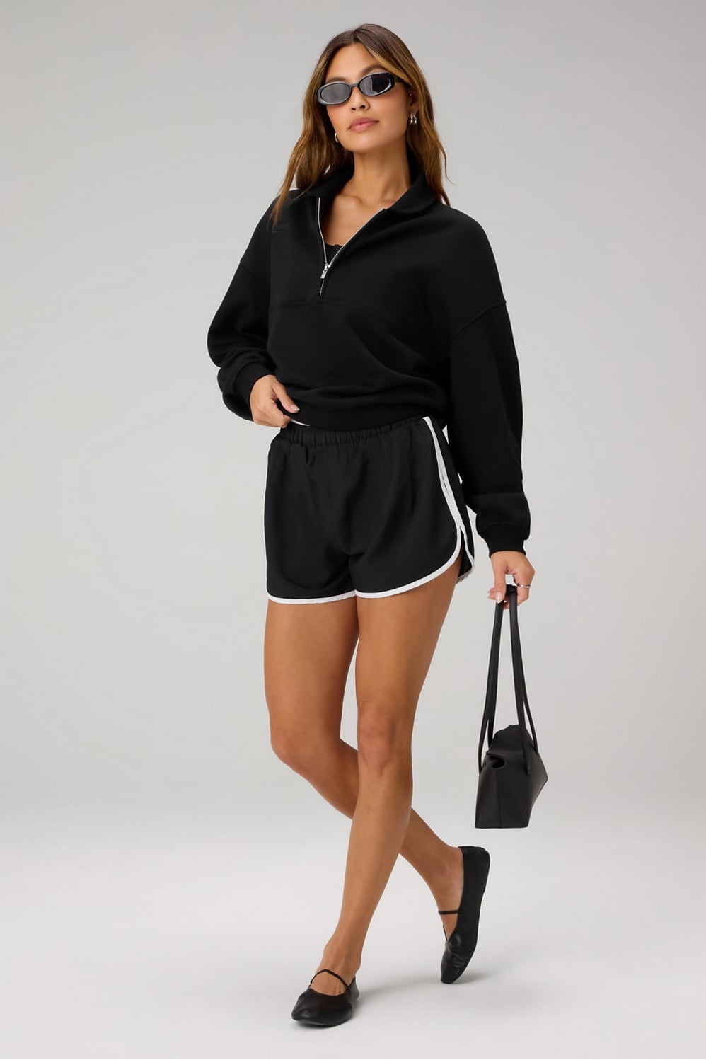 Fabletics Cozy Fleece Relaxed Half Zip