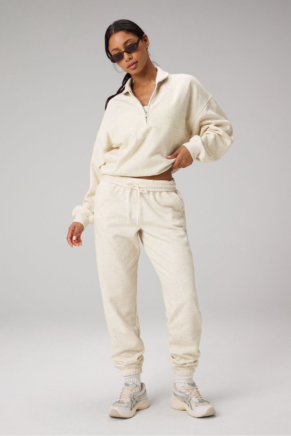 Fabletics Cozy Fleece Relaxed Half Zip