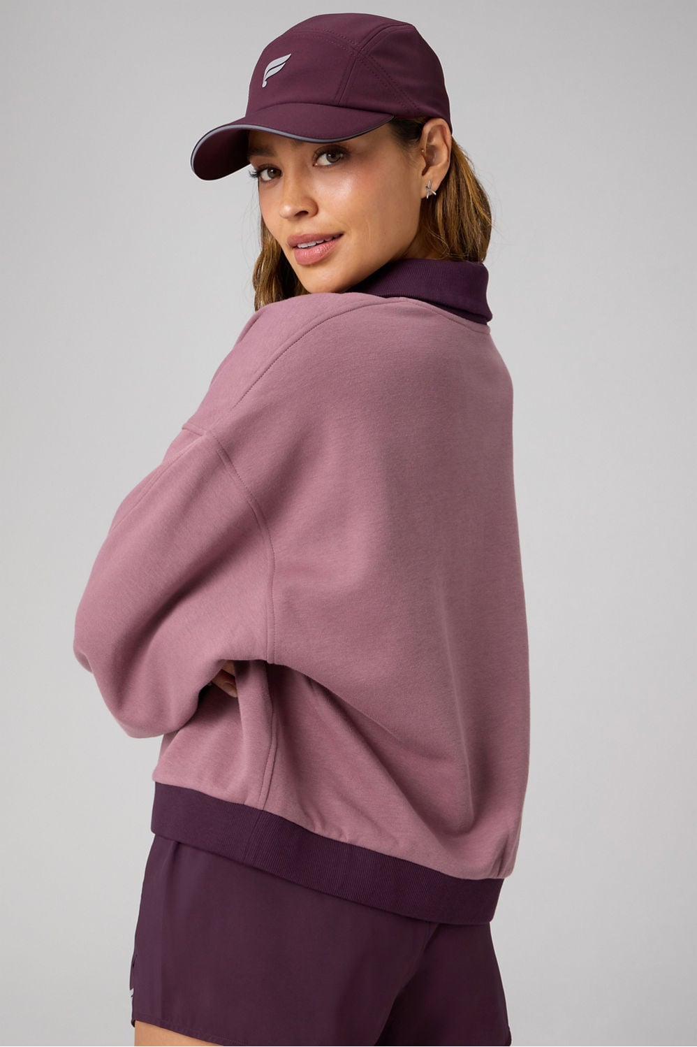Fabletics Cozy Fleece Relaxed Half Zip