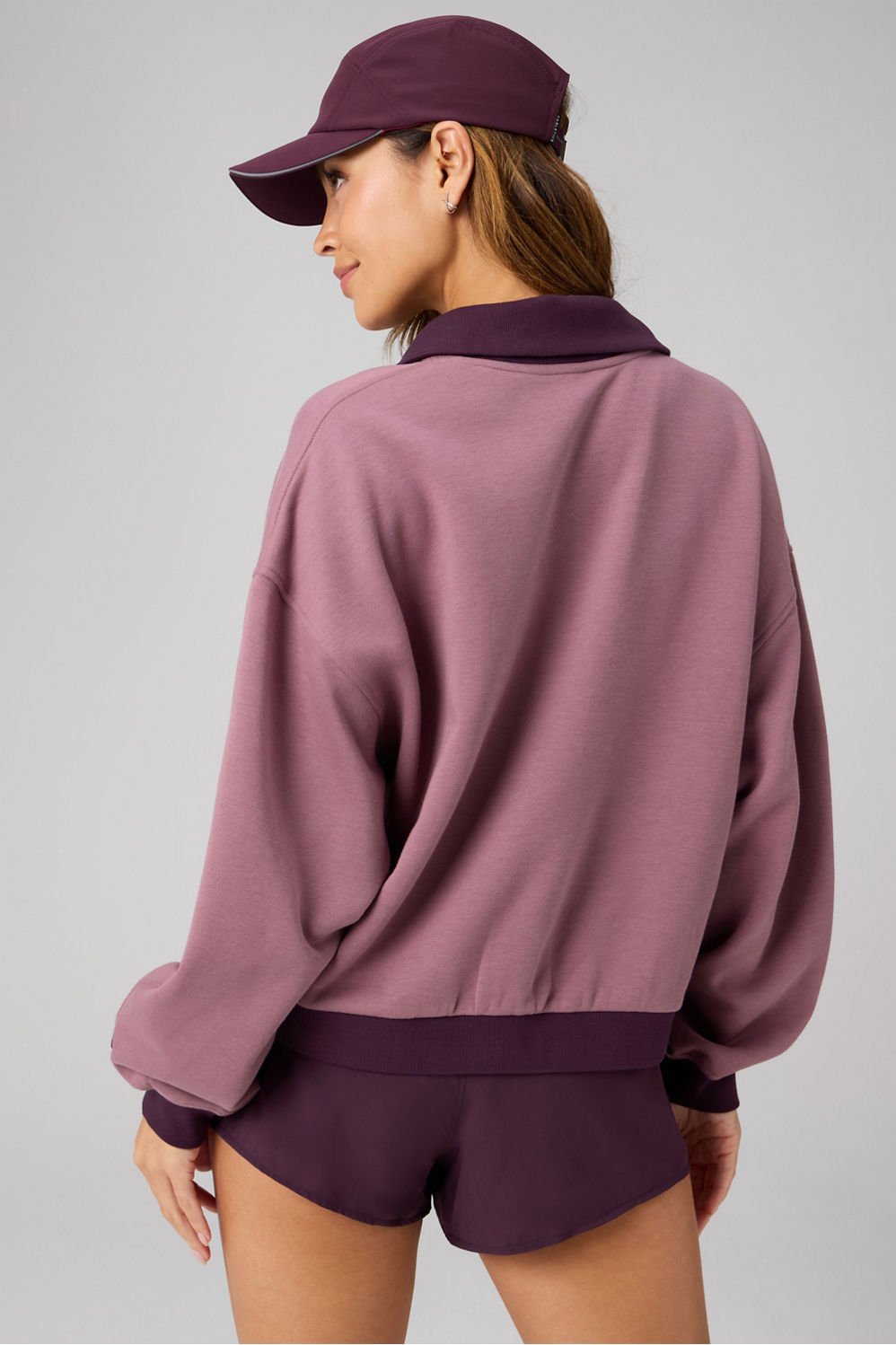 Fabletics Cozy Fleece Relaxed Half Zip