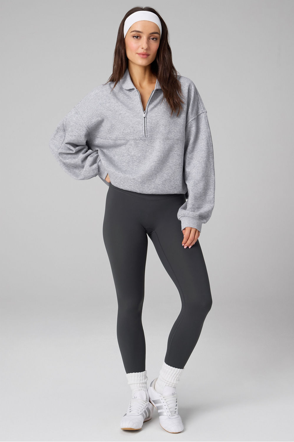Fabletics Cozy Fleece Relaxed Half Zip