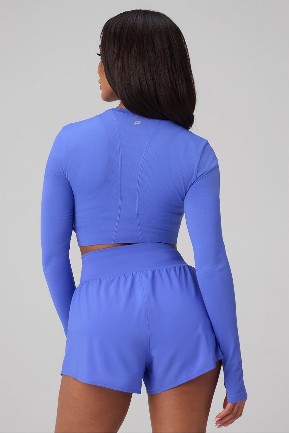 Fabletics Feather Tech+ Cropped Long-Sleeve Top