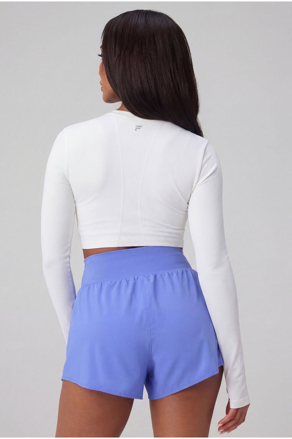 Fabletics Feather Tech+ Cropped Long-Sleeve Top