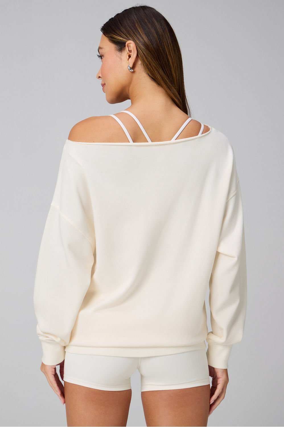 Fabletics Year Round Terry Off Shoulder Tunic