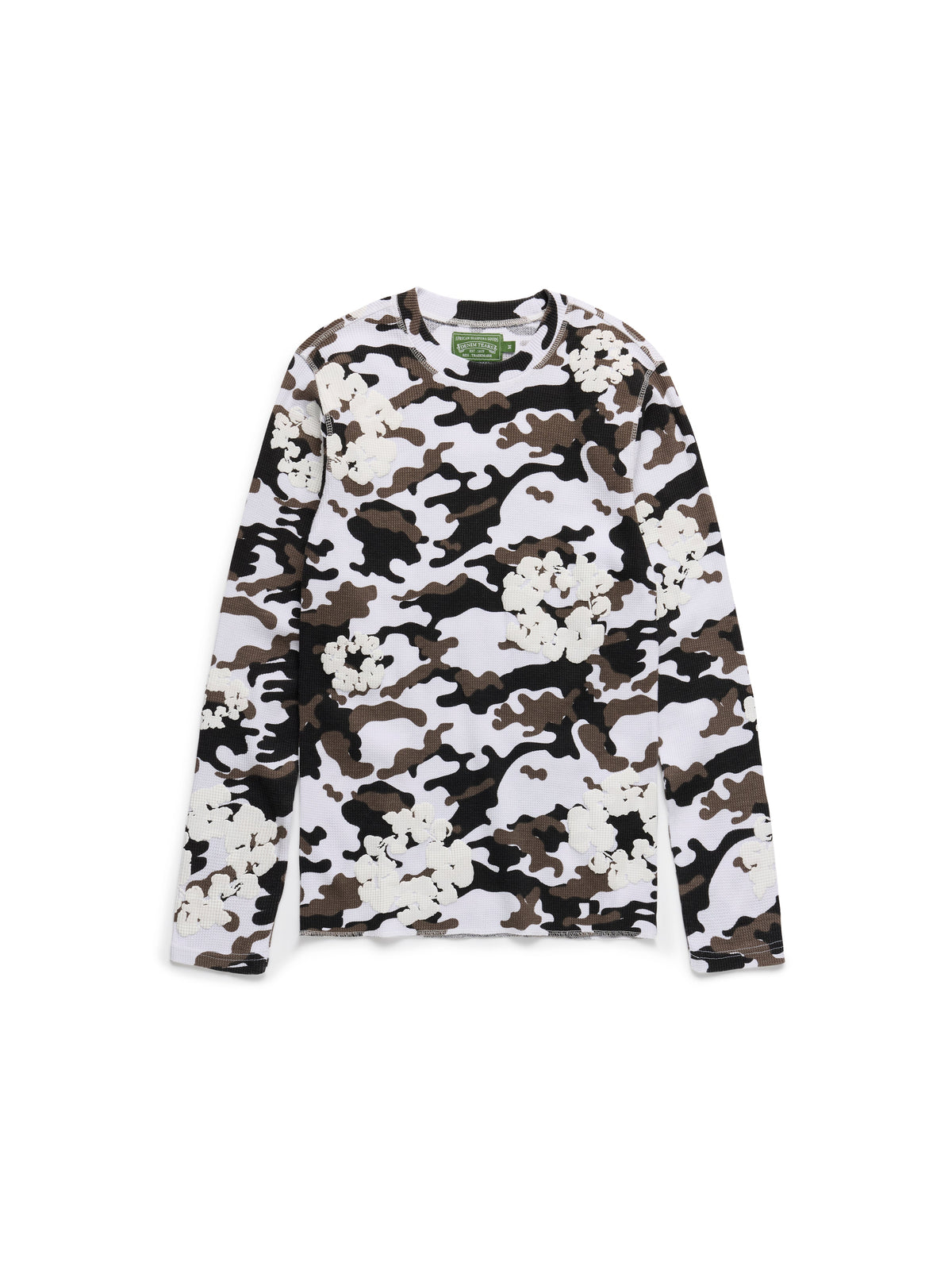 Denim Tears Cotton Wreath Thermal Long Sleeve Snow Camo