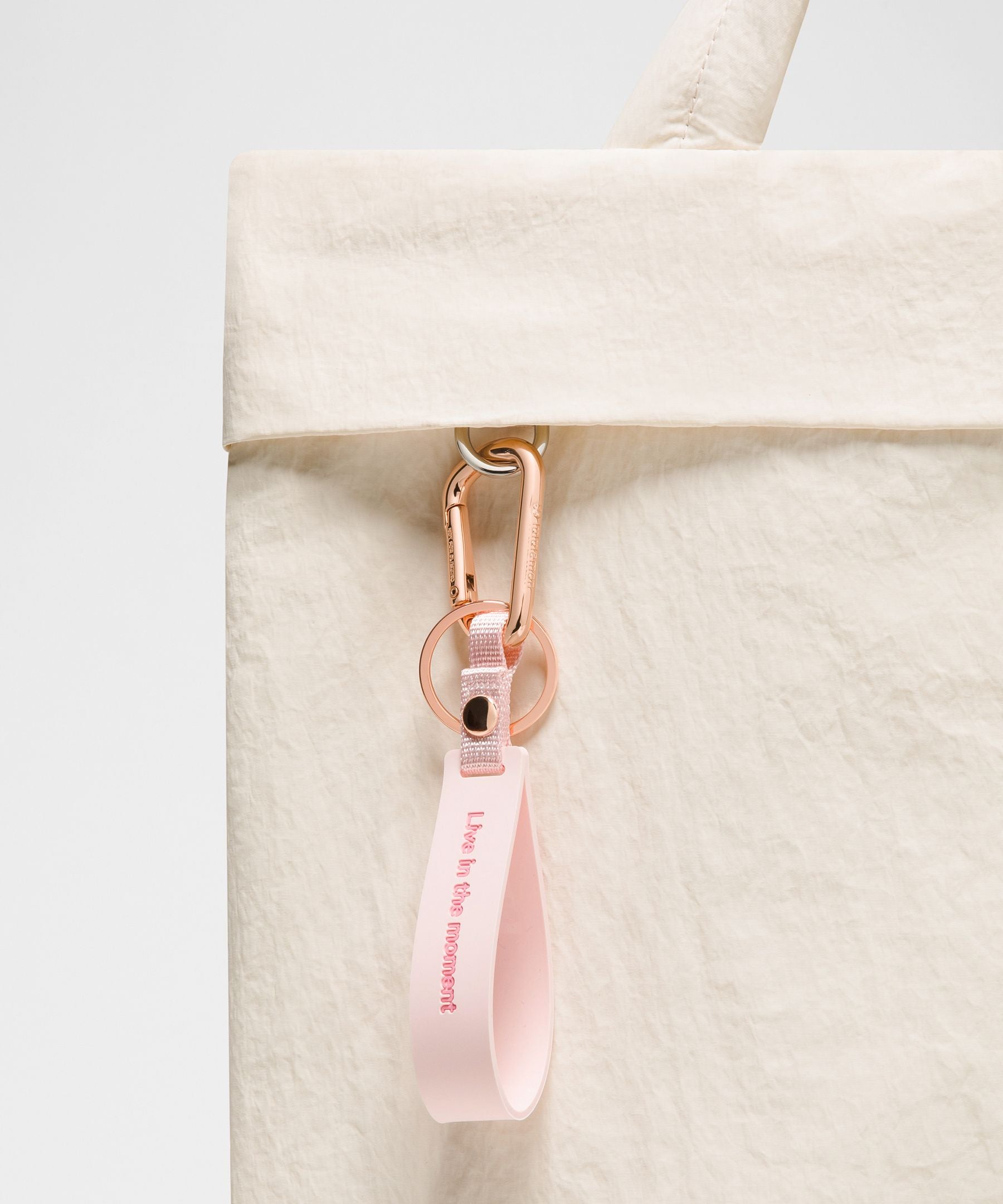 Lululemon Silicone Keychain