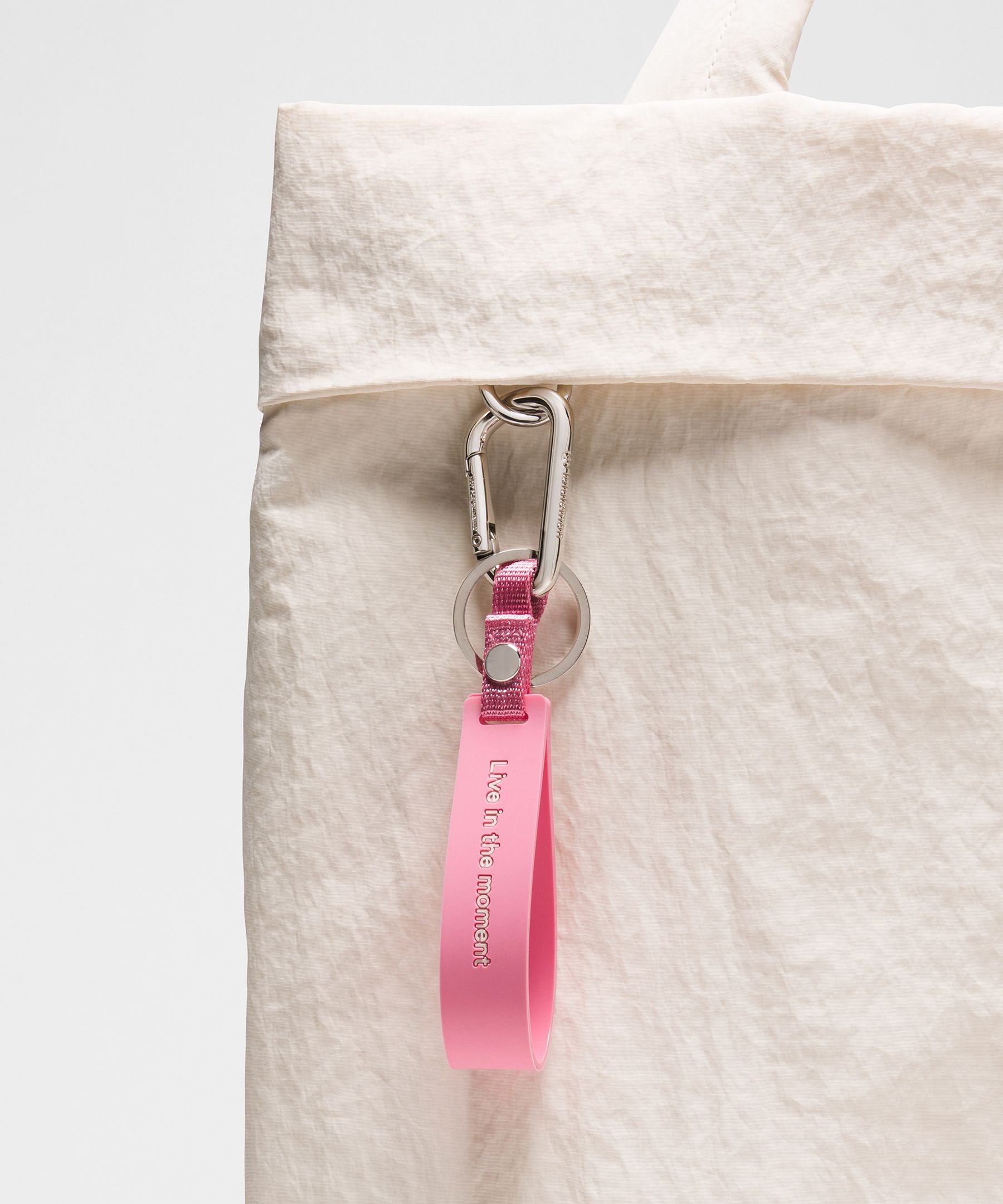 Lululemon Silicone Keychain